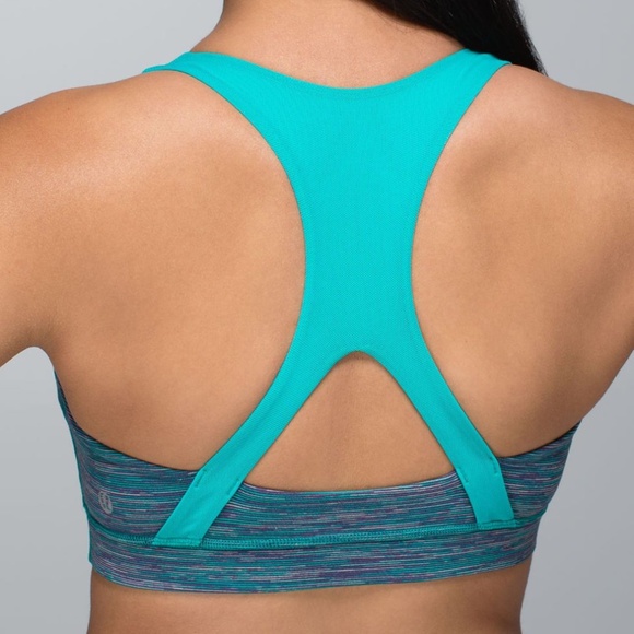 Lululemon 50 Rep Bra in Wee Are From Space Blue Tropics/Blue Tropics - Picture 2 of 8